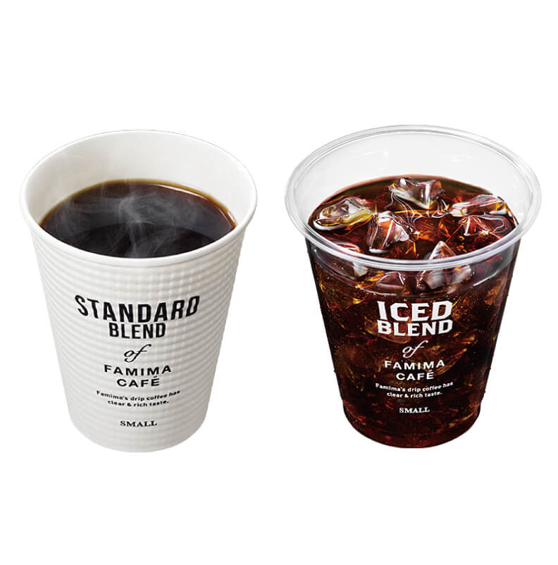 FAMIMA CAFÉブレンドM・カフェラテM(各種/220円)